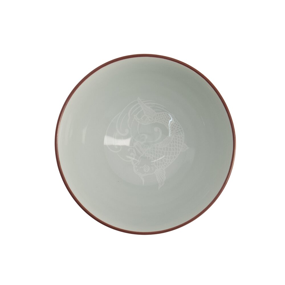 Kawaii Crap Rice skål, rød - 300 ml.